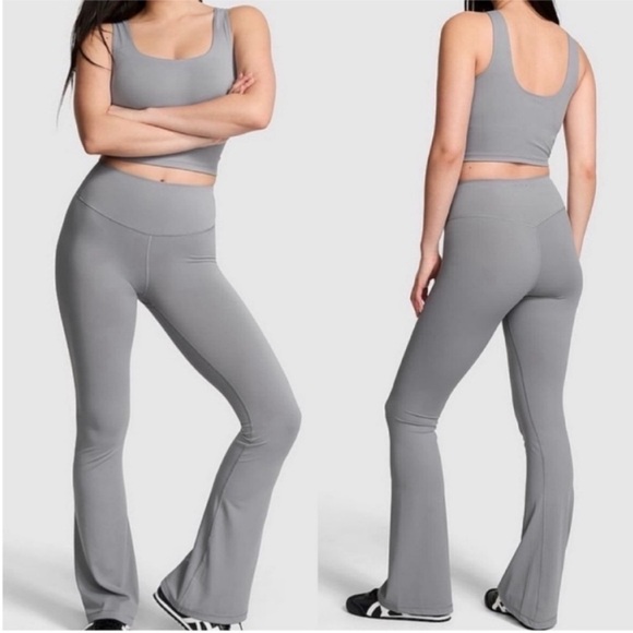 PINK Victoria's Secret Pants - Victoria secret Pink Small Gray Relay Leggings